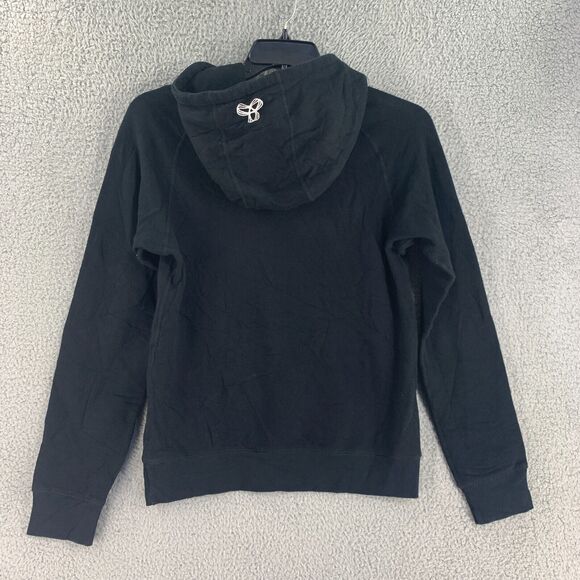 TNA Aritzia Womens Hoodie Sweatshirt Sz S Black Logo Lounge Athletic - Picture 2 of 12